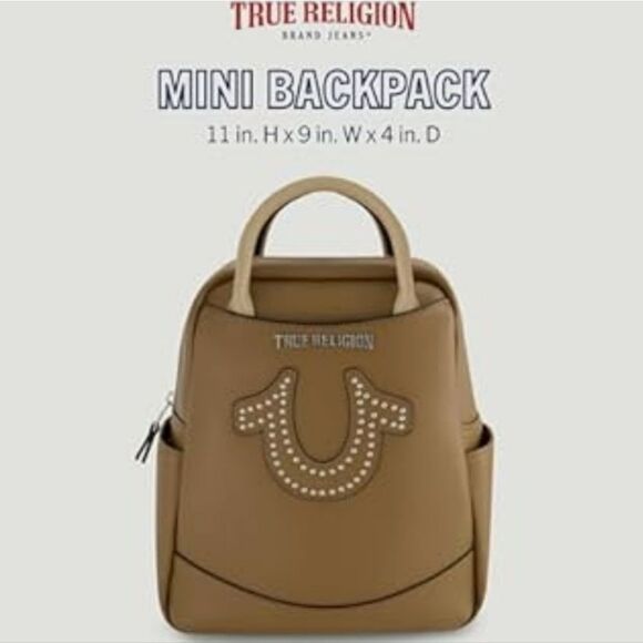 True Religion Studded Horseshoe Logo Backpack main image 10